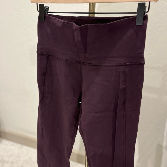 Lululemon Skinny Groove Pant | Size 4 | High Waisted | Plum/Purple | Barely Worn - Picture 4 of 4